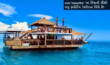 Just beautiful: આ વિશ્વની સૌથી વધુ ફ્લોટિંગ રેસ્ટોરન્ટ વિશે છે!