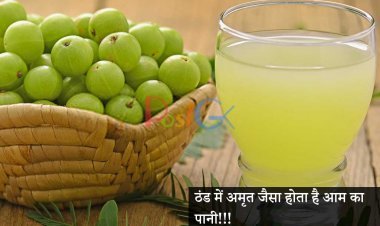 ठंड में अमृत जैसा होता है आम का पानी!!!