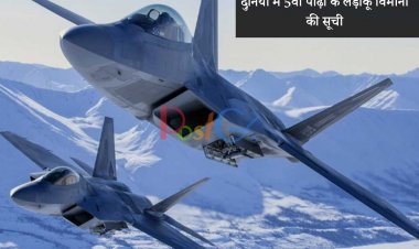 दुनिया में 5वीं पीढ़ी के लड़ाकू विमानों की सूची