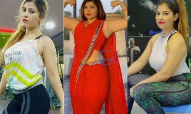 ये देशी लड़की की बॉडी देखते आप भी शर्म मा जावोगे, साड़ी पहने  के , गैस का सिलिंडर उठाकर, उठक-बैठक करती है