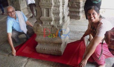 लेपाक्षी मंदिर का लटकता हुआ स्तंभ