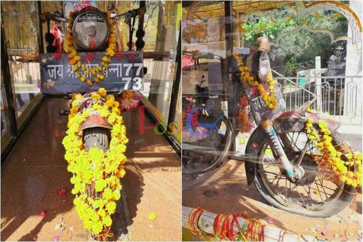 भारत के इस मंदिर में होती है मोटरसाइकिल बुलेट पूजा, होती है लोगों की हर मनोकामना