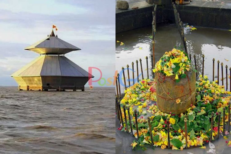 गुजरात का यह मंदिर दिन में 2 बार समुद्र में डूबा रहता है, जानिए क्या है इसके पीछे का कल्पित कथा।