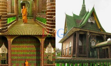 बीयर की बोतलों से बने इस मंदिर में हर साल लाखों लोग आते हैं